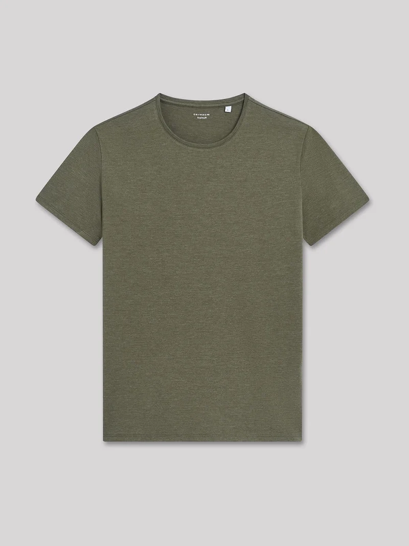 T-shirt col rond mélange coton Supima®