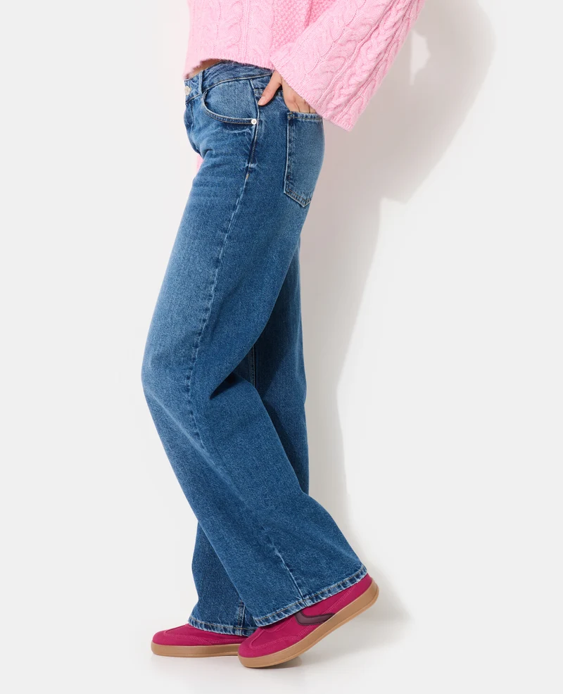 J71-3 / Jean wide taille basse