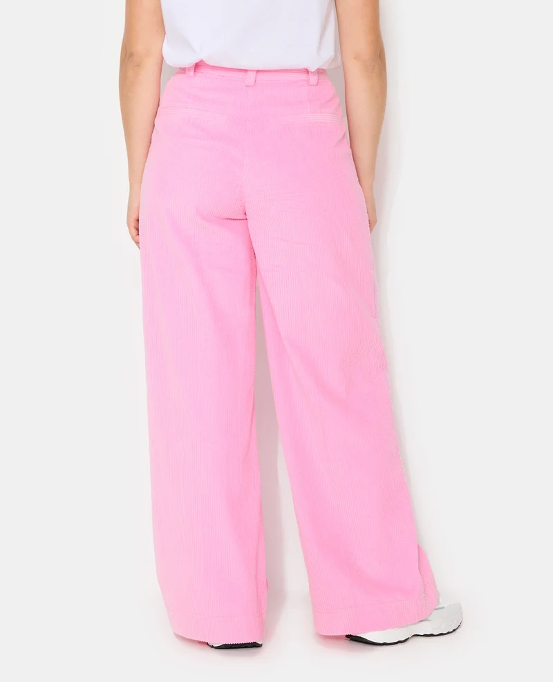 Pantalon large en velours grosse côte