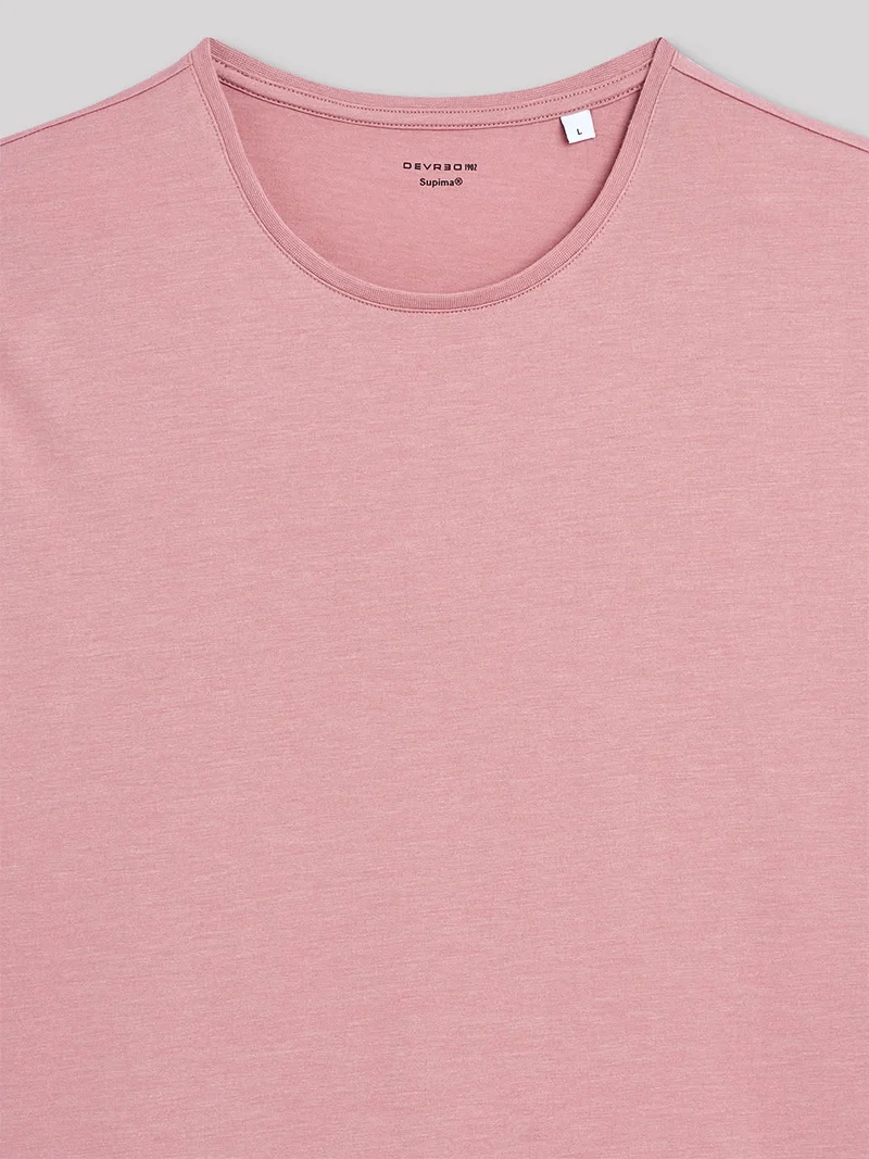 T-shirt col rond mélange coton Supima®