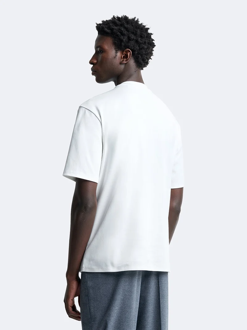 T-shirt col rond en coton jersey