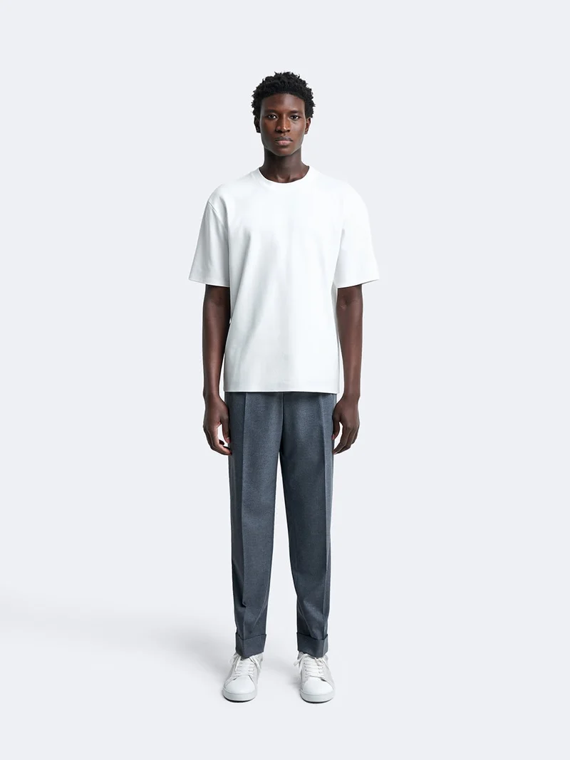 T-shirt col rond en coton jersey