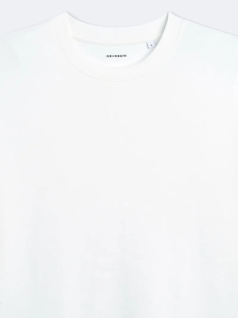 T-shirt col rond en coton jersey