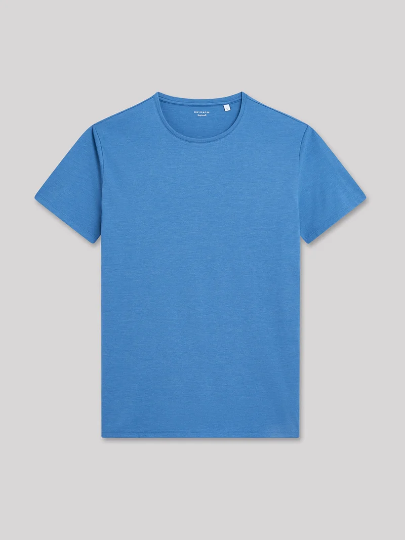 T-shirt col rond mélange coton Supima®