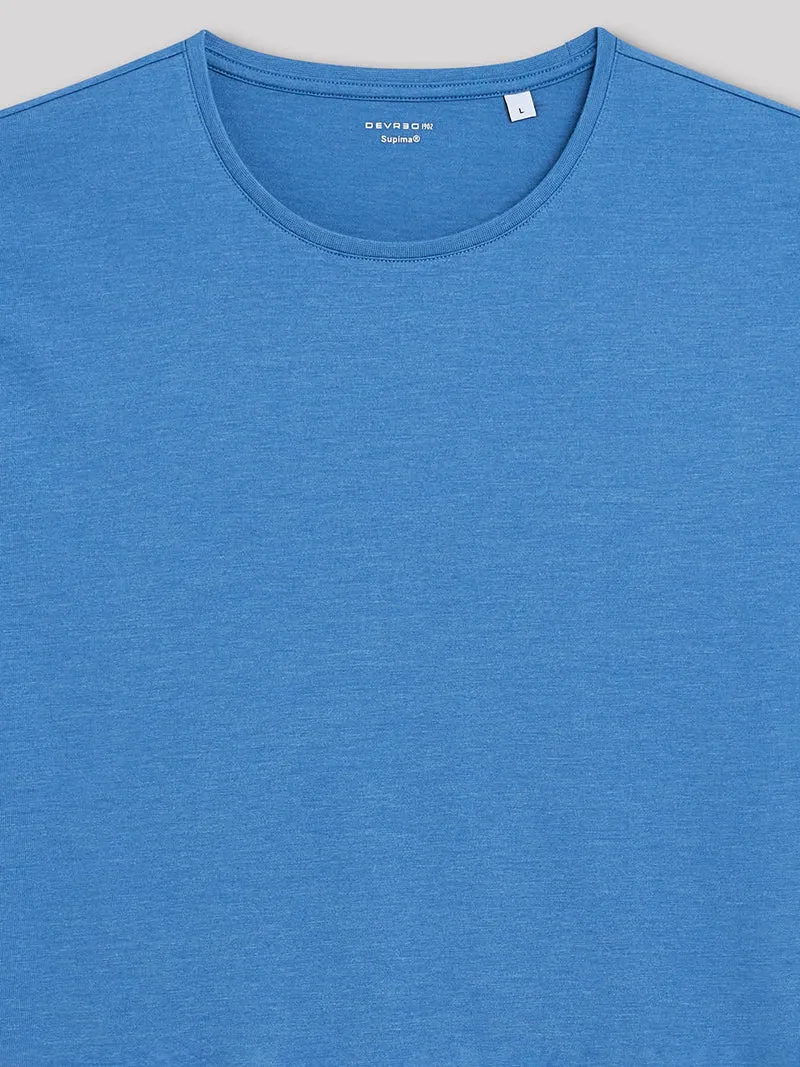 T-shirt col rond mélange coton Supima®
