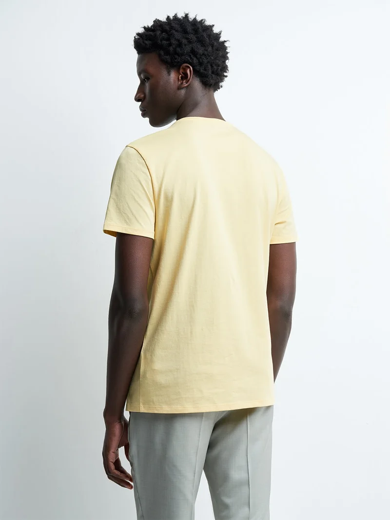 T-shirt col rond en coton Supima®