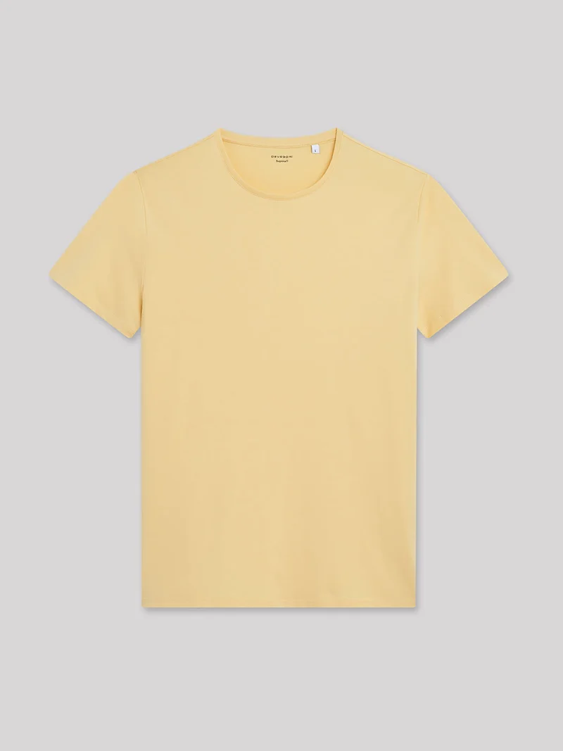T-shirt col rond en coton Supima®