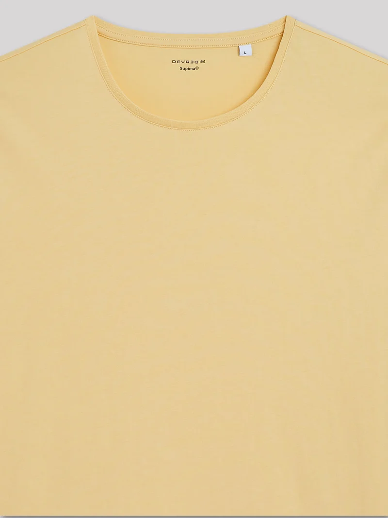 T-shirt col rond en coton Supima®