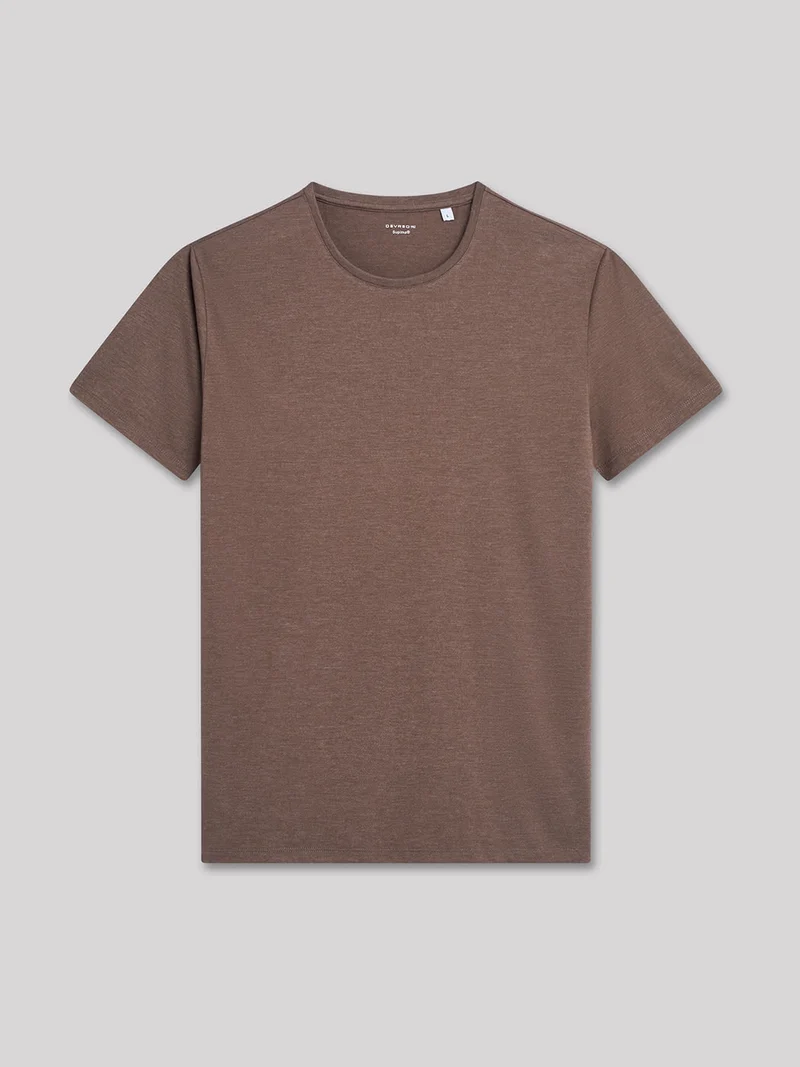 T-shirt col rond mélange coton Supima®