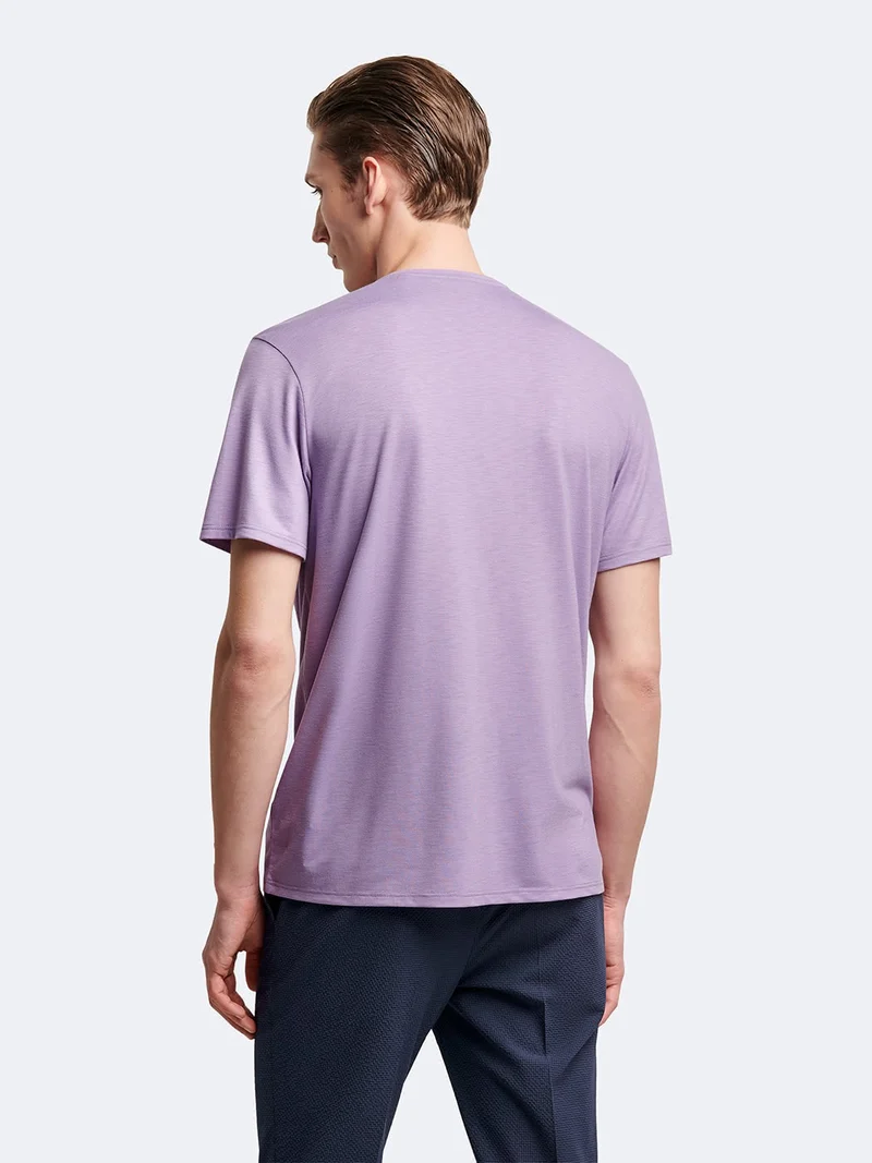 T-shirt col rond à motif