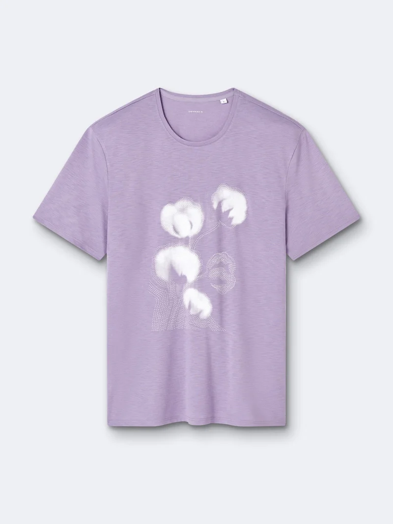 T-shirt col rond à motif