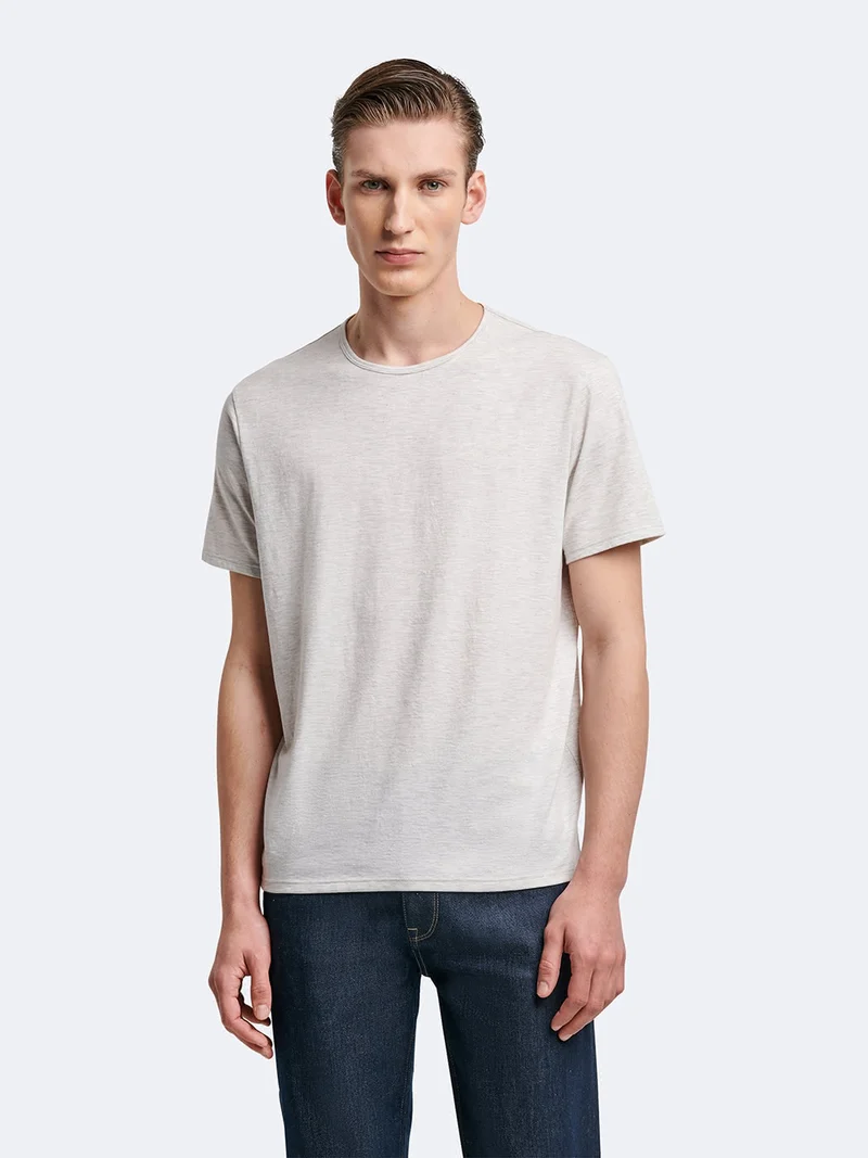 T-shirt col rond uni