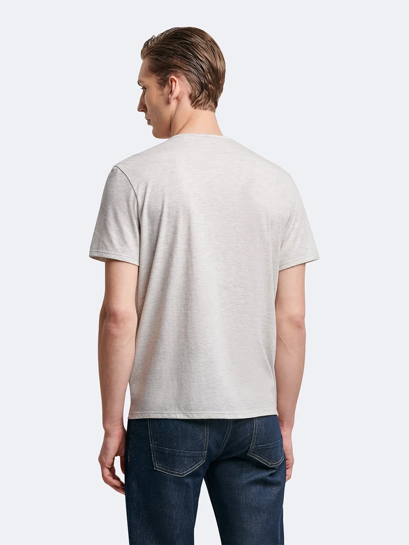T-shirt col rond uni