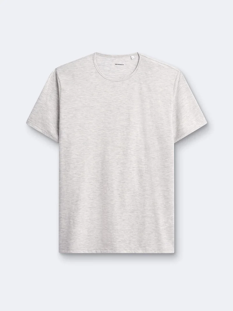 T-shirt col rond uni
