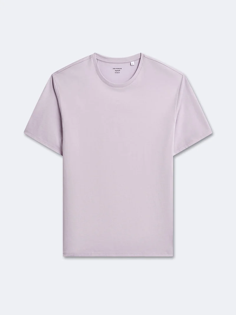 T-shirt col rond mélange coton Supima®
