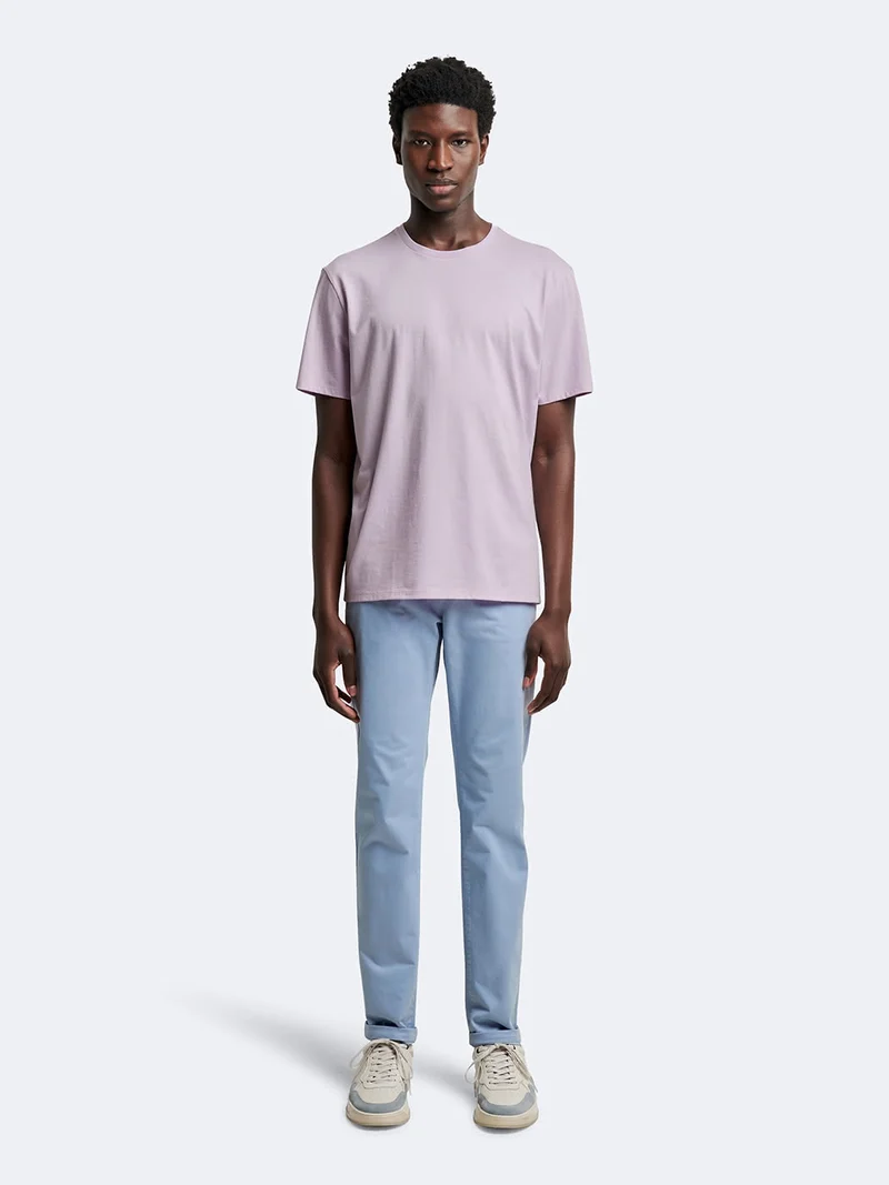 T-shirt col rond mélange coton Supima®