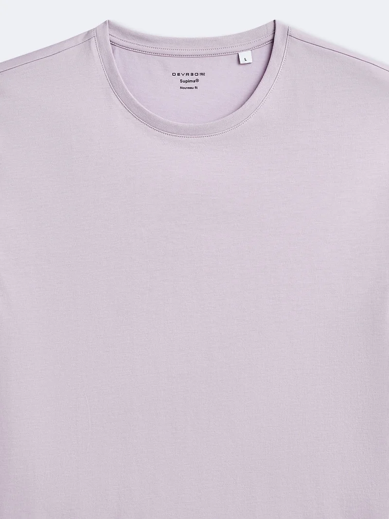 T-shirt col rond mélange coton Supima®