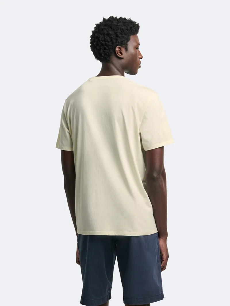 T-shirt col rond en coton Supima®