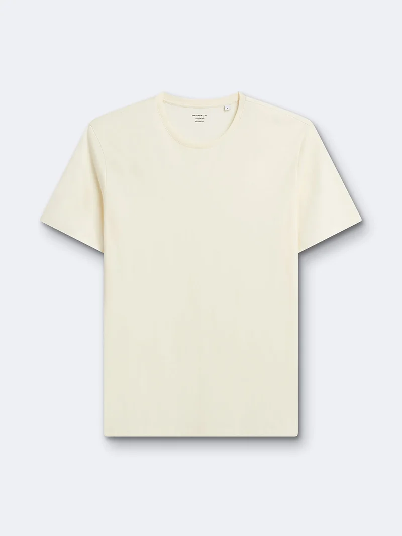 T-shirt col rond en coton Supima®