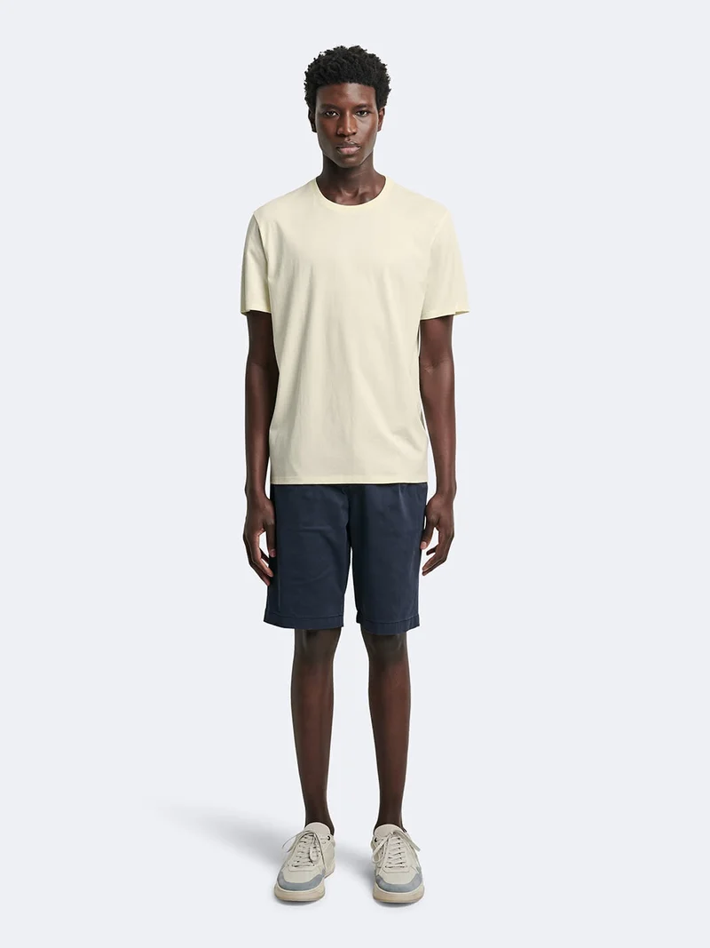 T-shirt col rond en coton Supima®