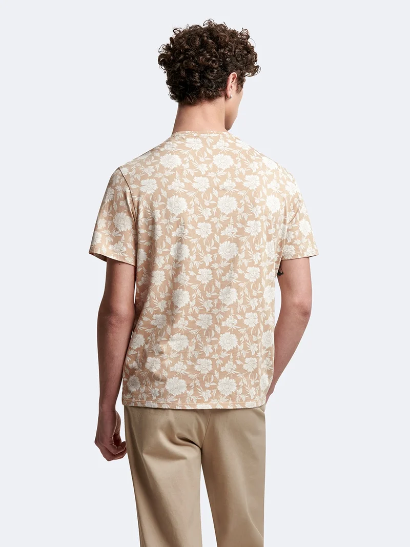 T-shirt 100% coton fleuri