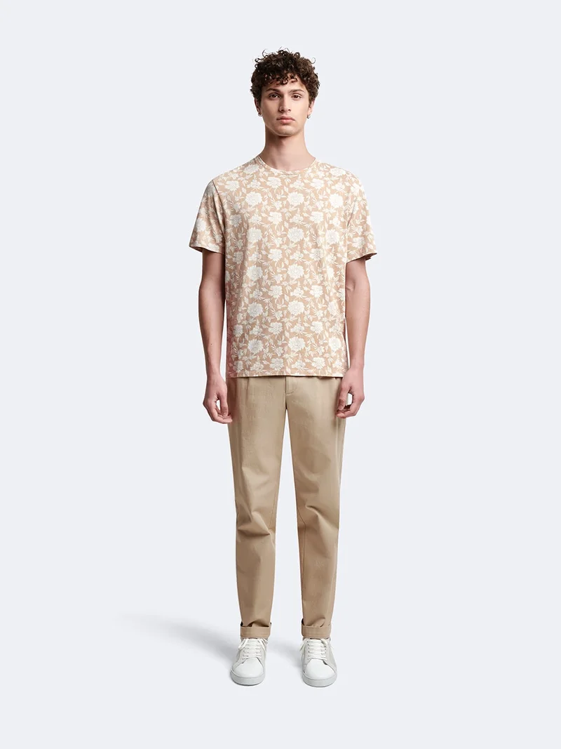 T-shirt 100% coton fleuri