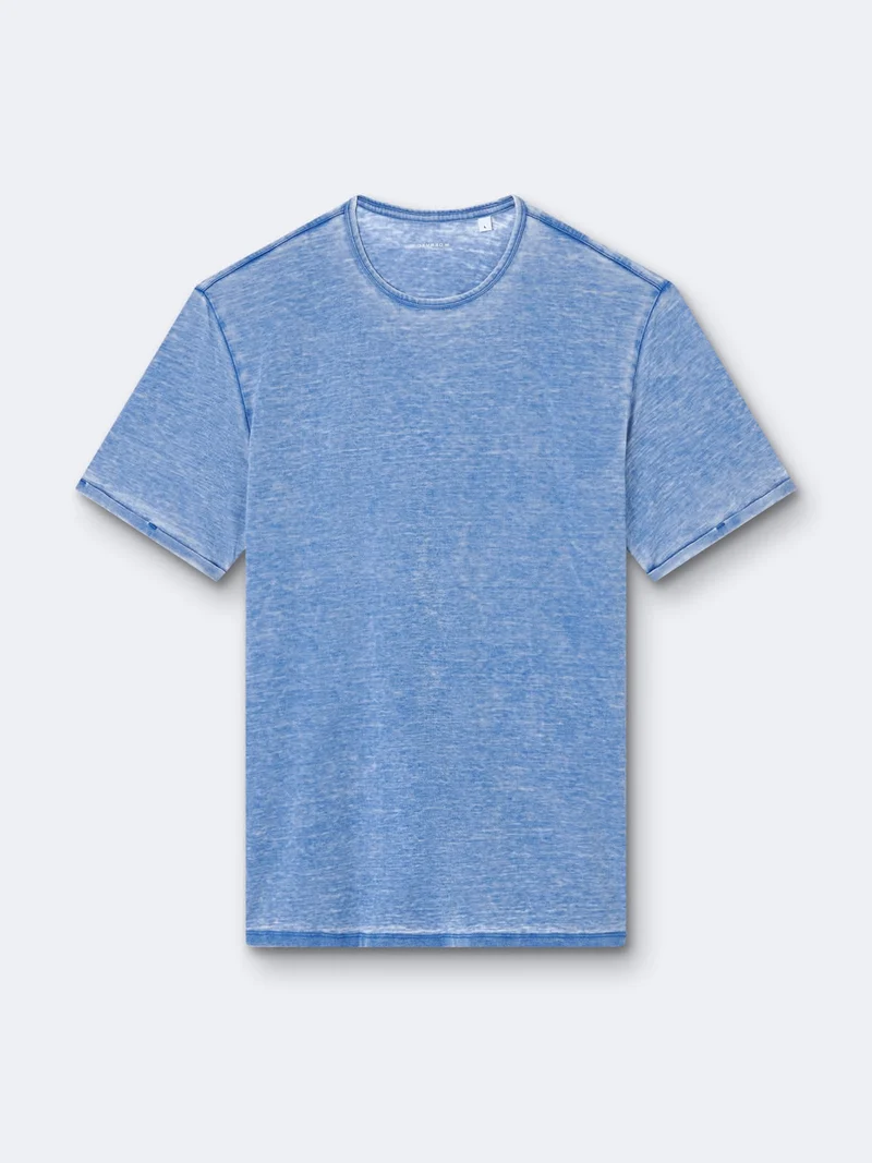 T-shirt en coton faux-uni