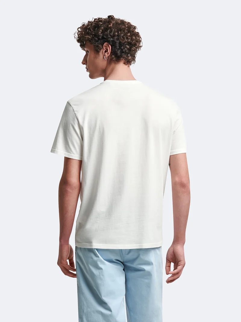 T-shirt 100% coton à motif devant