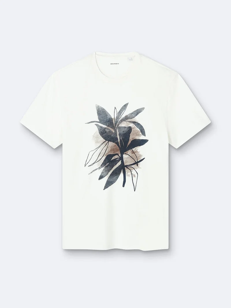 T-shirt 100% coton à motif devant