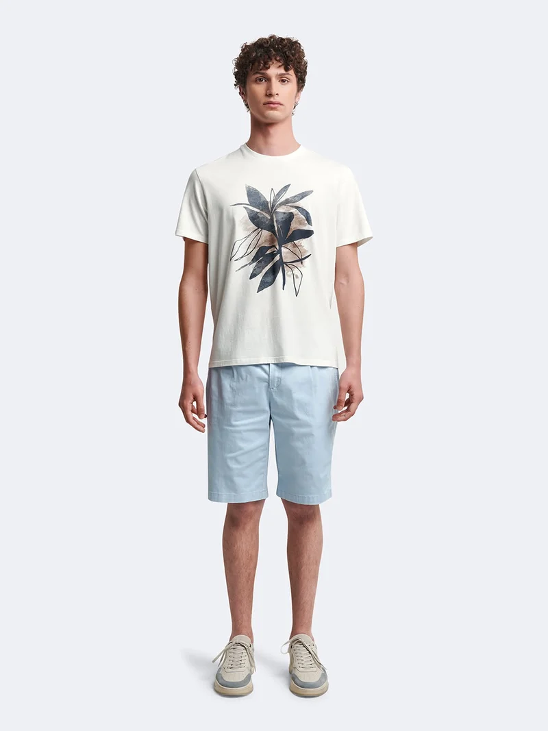 T-shirt 100% coton à motif devant