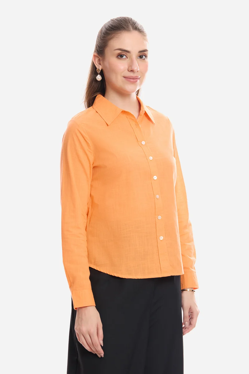 Eren|100% Cotton Button Down Shirt
