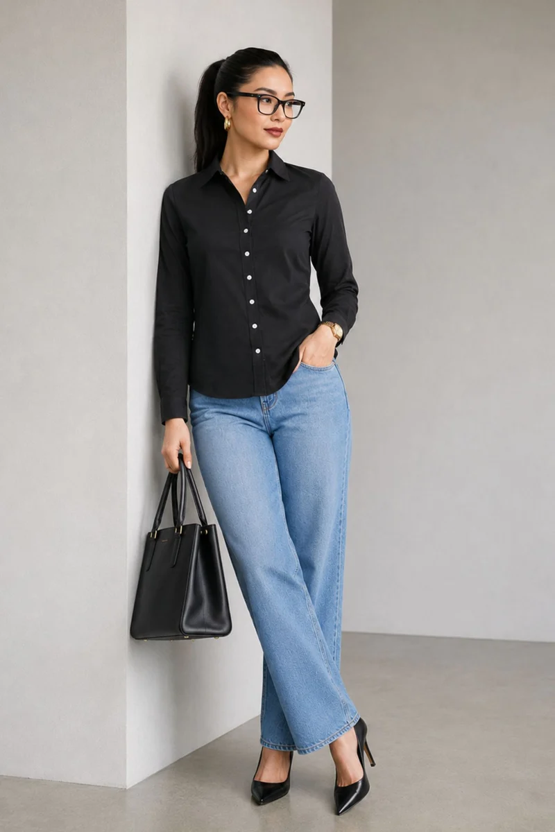 Irin|100% Cotton Button Down Shirt