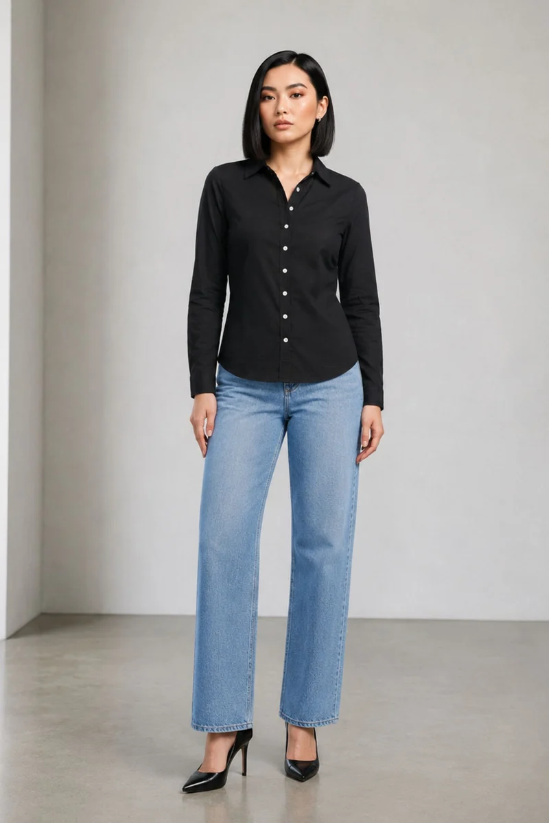 Irin|100% Cotton Button Down Shirt