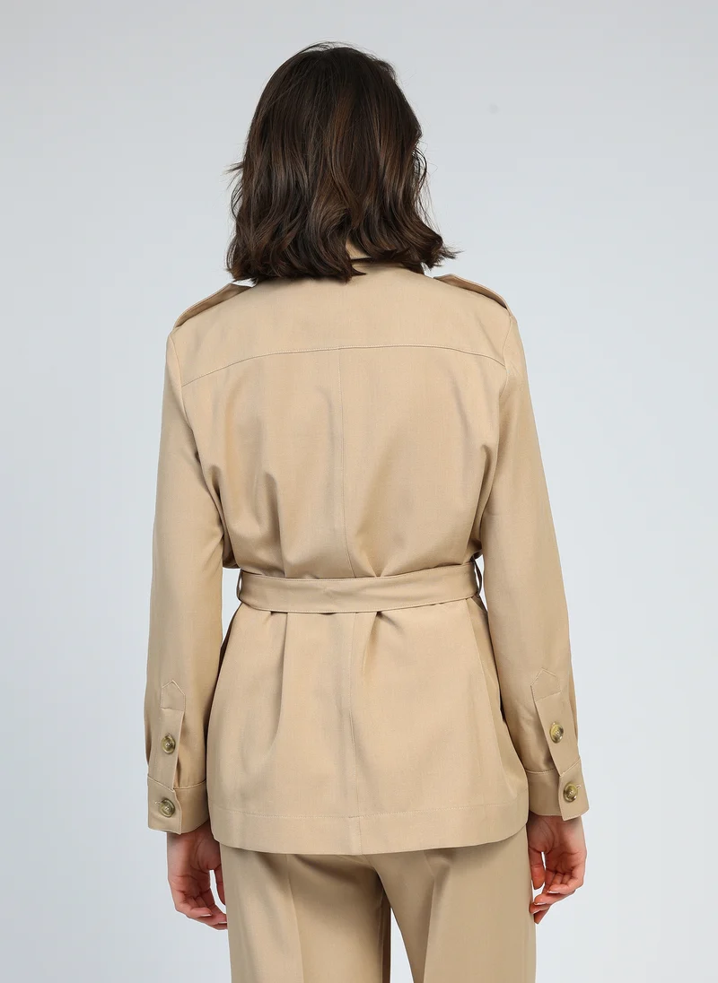VESTE ZOALICE beige