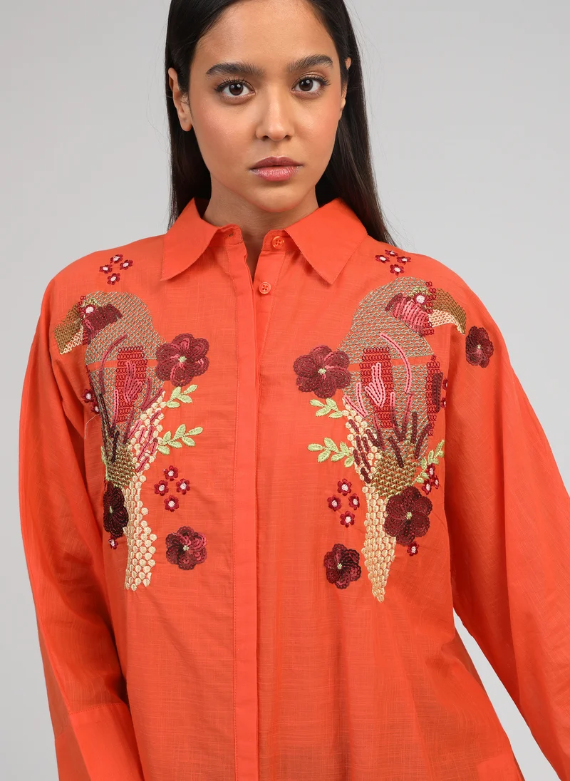 CHEMISE SHANNYLA orange