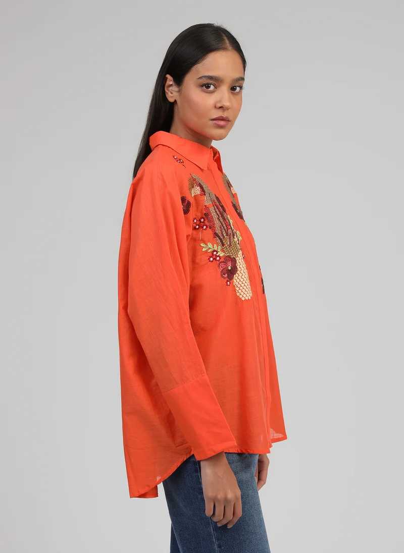 CHEMISE SHANNYLA orange