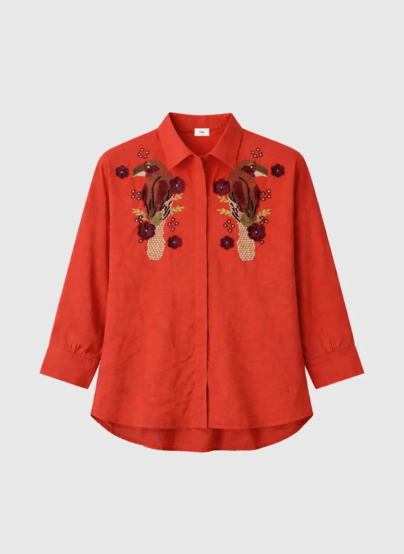 CHEMISE SHANNYLA orange