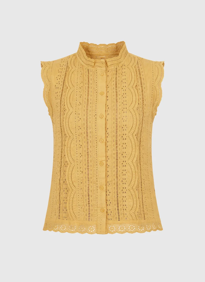 CHEMISE SUZAYA ocre