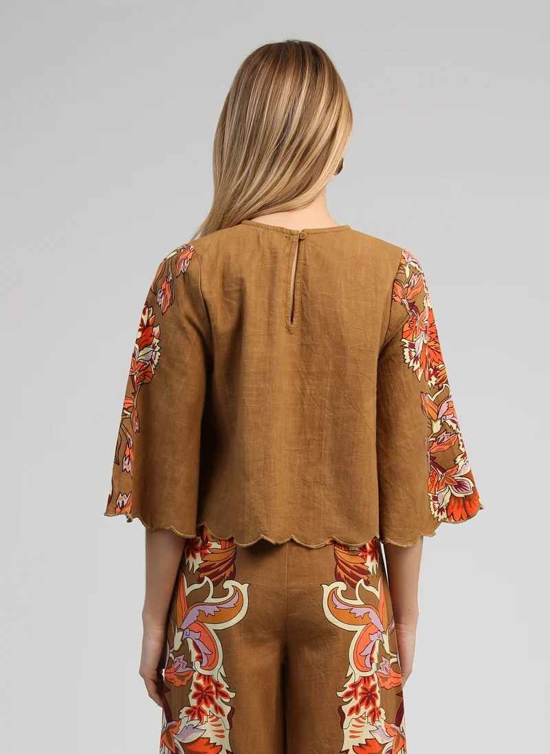 BLOUSE SEBY pachama olive
