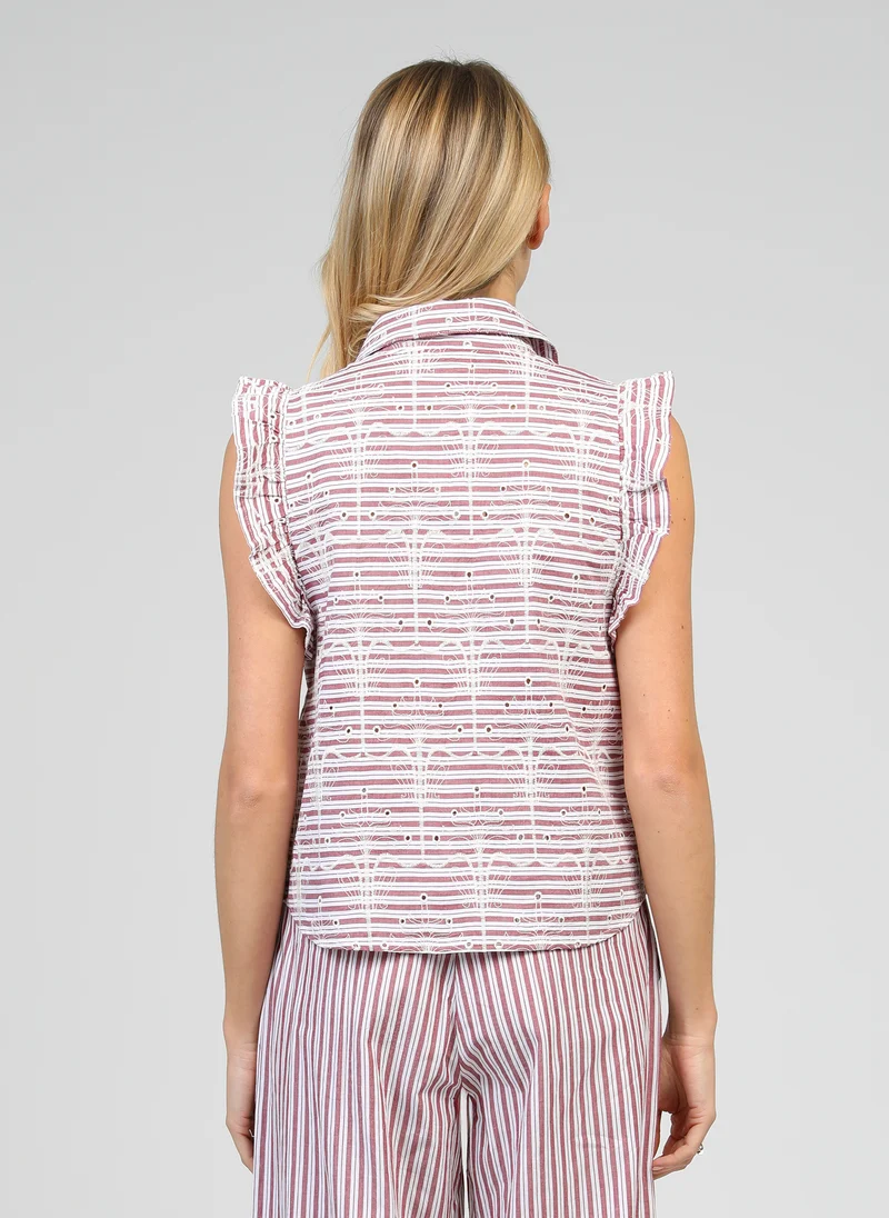 CHEMISE SENALY rouge
