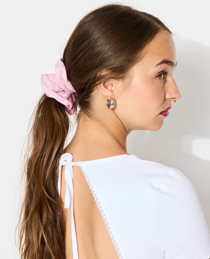 Lot de 2 chouchous motif bandana