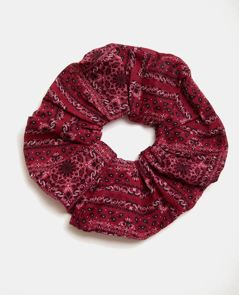 Lot de 2 chouchous motif bandana