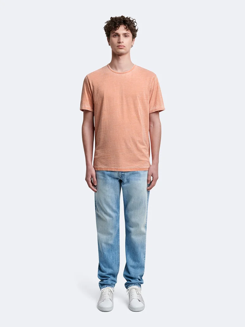 T-shirt en coton faux-uni