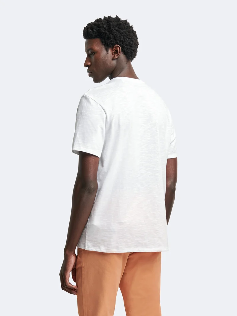 T-shirt 100% coton à motif devant