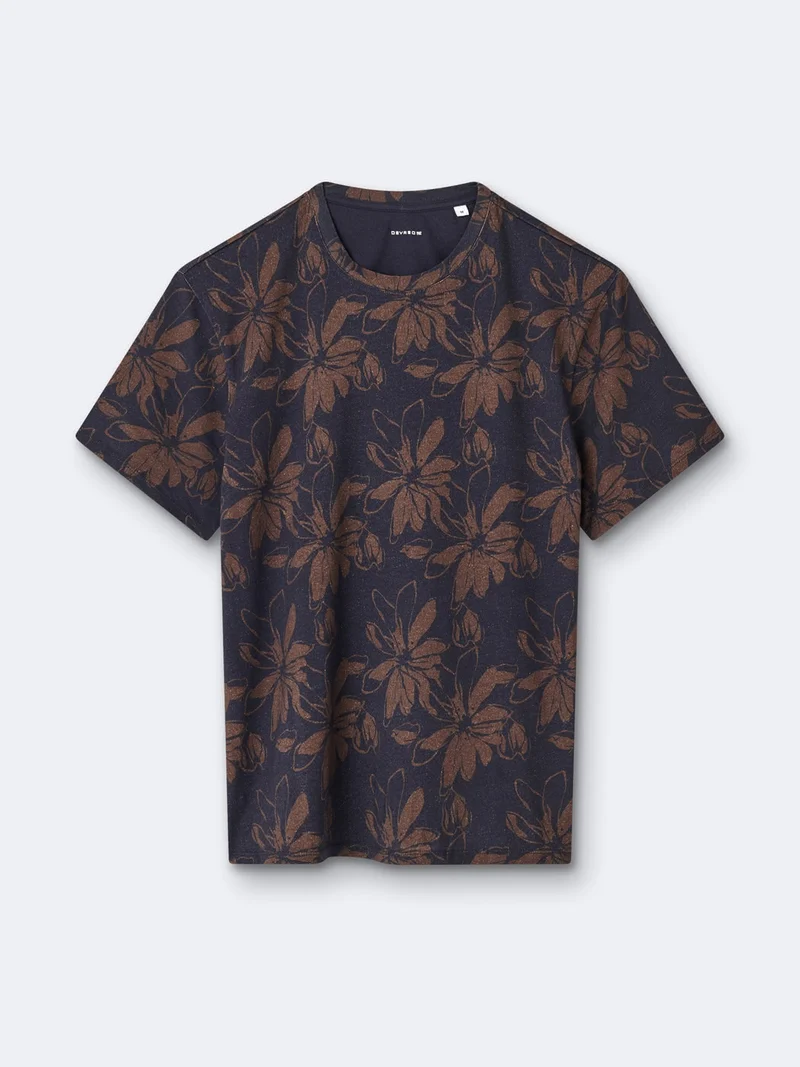 T-shirt 100% coton fleuri