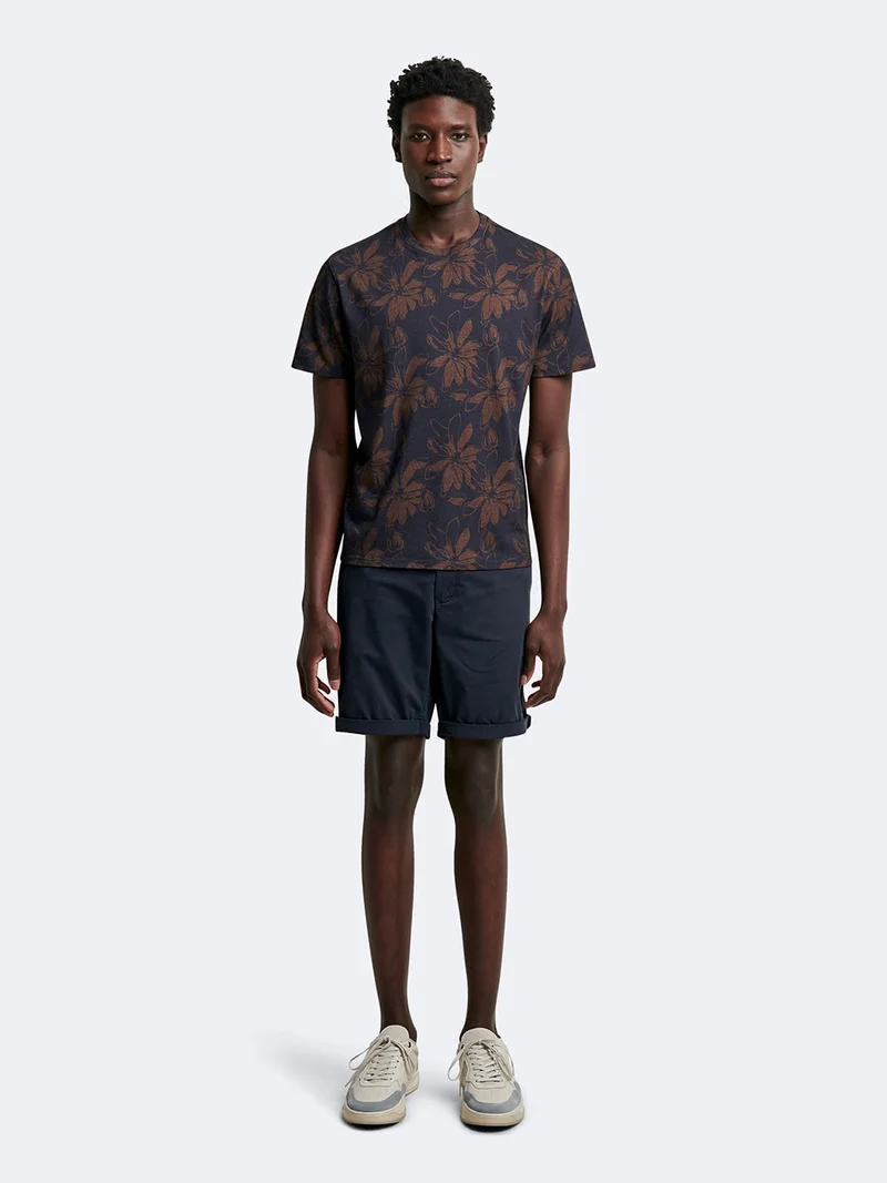 T-shirt 100% coton fleuri