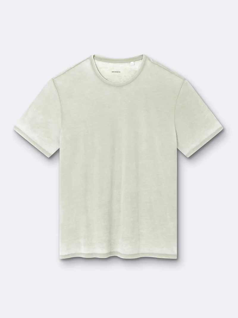 T-shirt en coton faux-uni