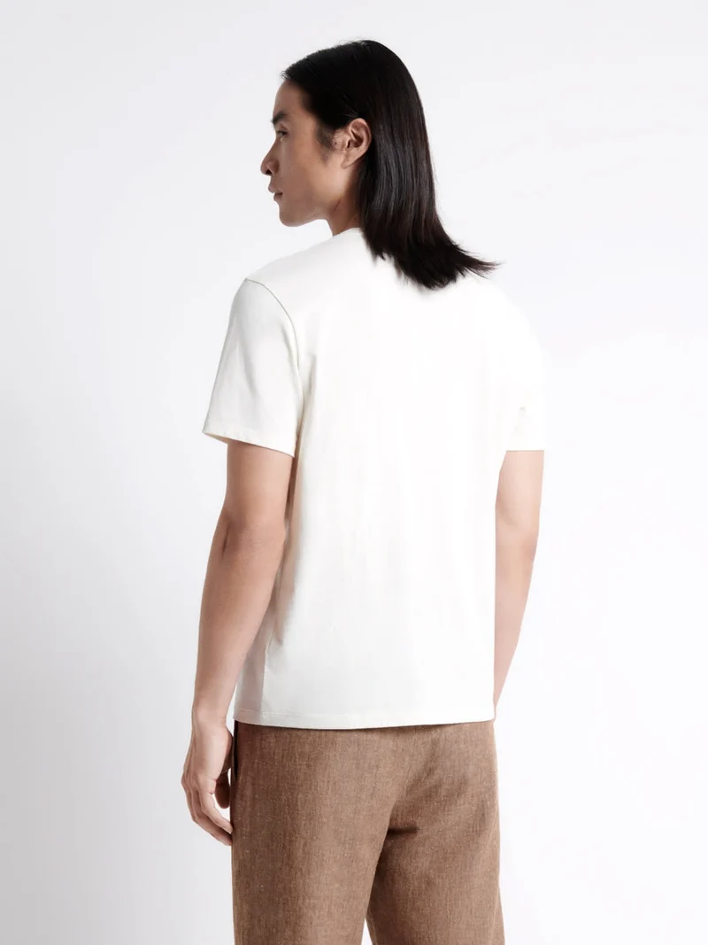 T-shirt col rond en coton Supima®