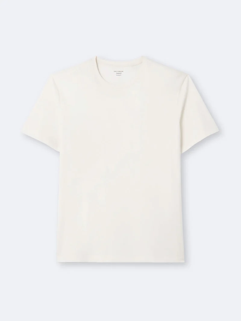 T-shirt col rond en coton Supima®