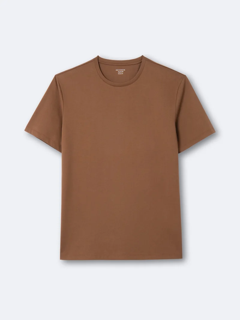 T-shirt col rond en coton Supima®
